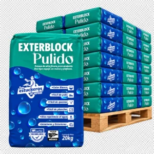 tonelada de estuco pulido