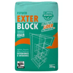 Bulto Estuco Exterblock 20kg