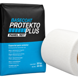 basecoat + cinta malla
