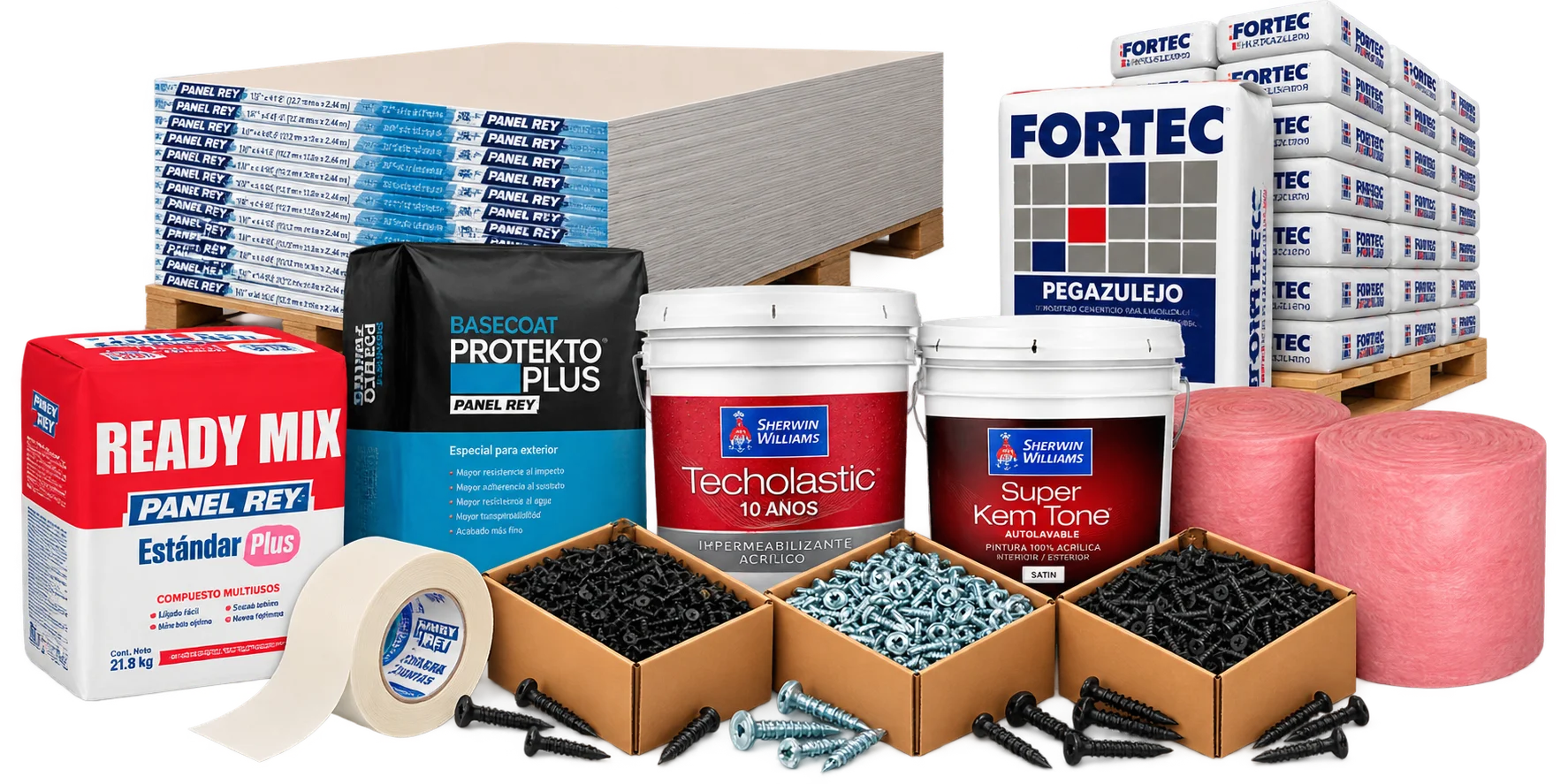 Tablaroca, perfiles y materiales ligeros BLACKPANEL en CDMX